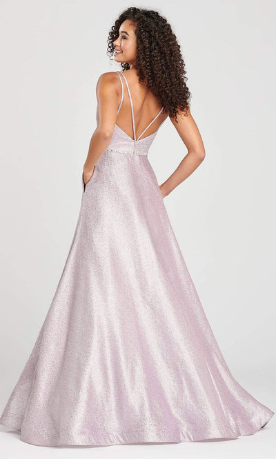 Colette for Mon Cheri - Sleeveless V-Neck A-Line Glitter Gown CL12004 - 1 pc Lilac In Size 20 Available CCSALE 20 / Lilac