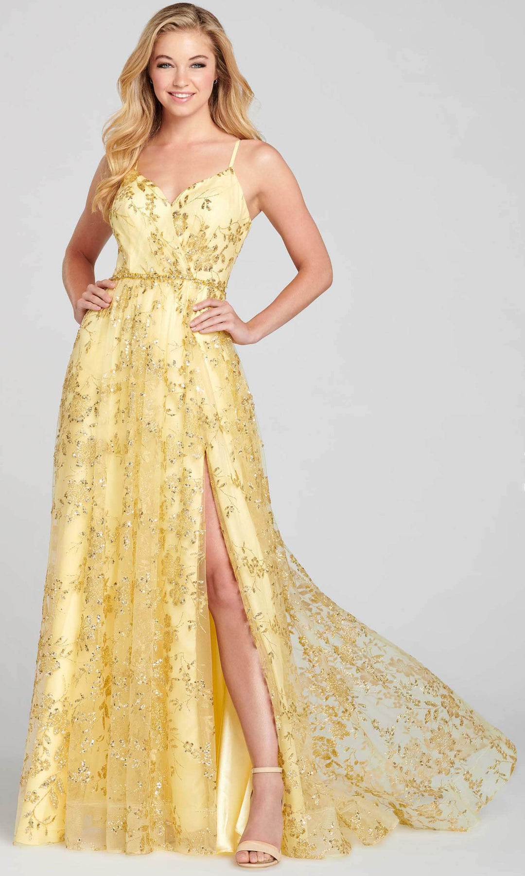 Colette By Daphne - Lace Up Gown CL12006 ADASA Colette By Daphne - Lace Up Gown CL12006 ADASA
