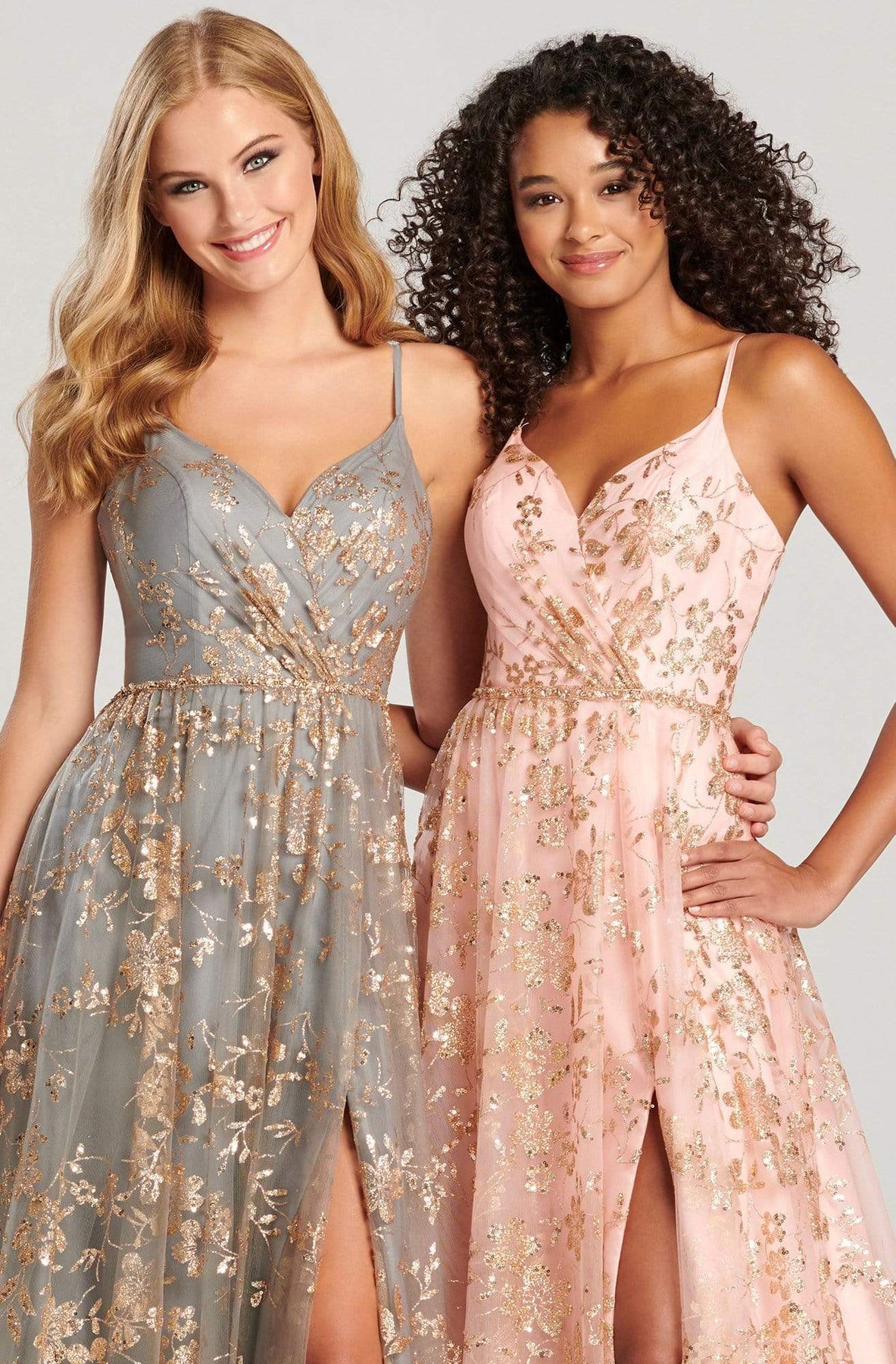 Colette By Daphne CL12006 - Long Glitter Tulle A-Line Dress - Sleeveless, Slender Shoulder Straps, Open Back, Lace-Up Support, Invisible Back Zipper Closure, Fully Lined, Sweep Train ADASA Colette By Daphne CL12006 - Long Glitter Tulle A-Line Dress - Sleeveless, Slender Shoulder Straps, Open Back, Lace-Up Support, Invisible Back Zipper Closure, Fully Lined, Sweep Train ADASA