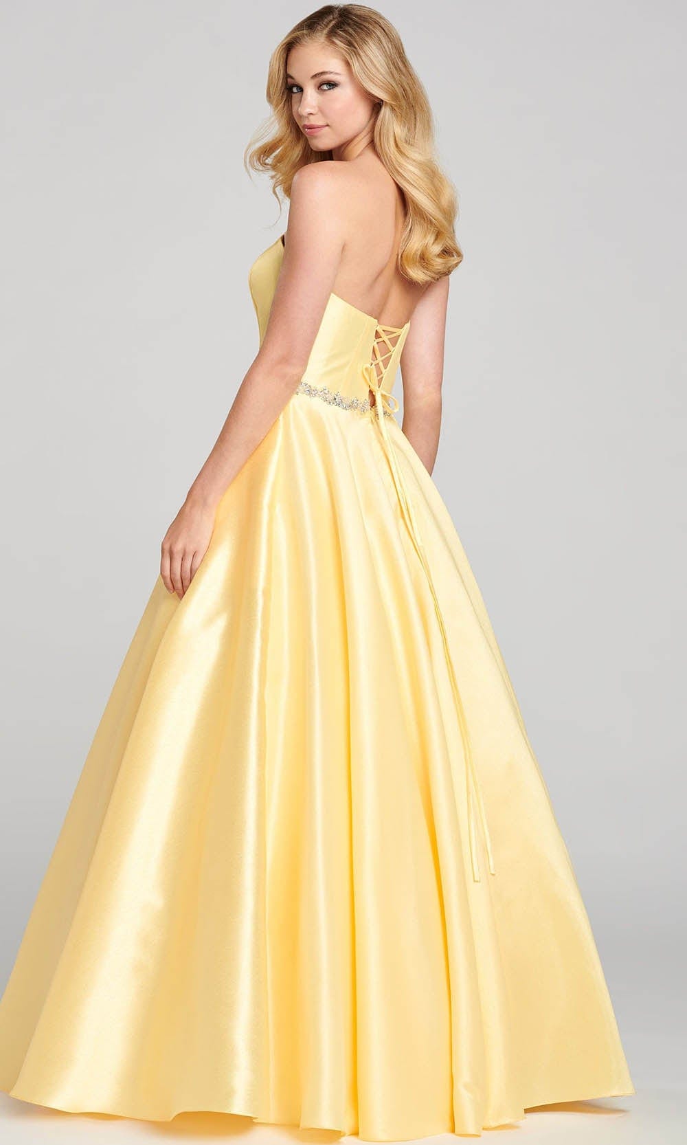 Colette By Daphne CL12108 - Beaded Belt Prom Gown Prom Dresses