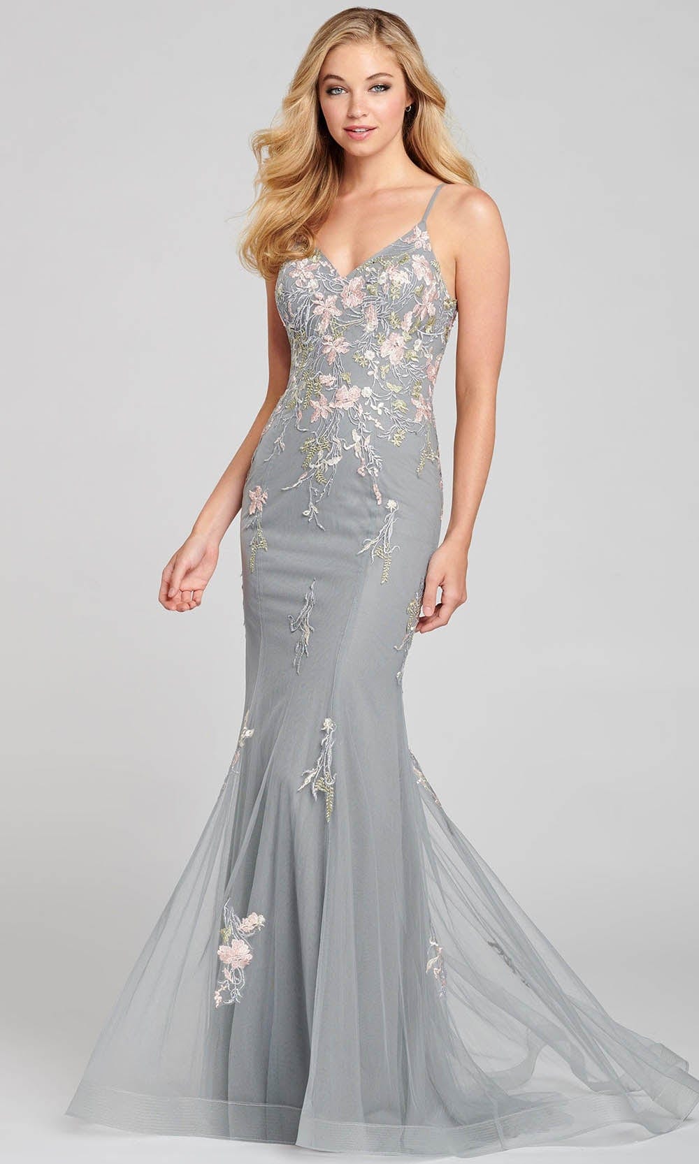 Colette For Mon Cheri CL12110 - Applique Prom Gown Prom Dresses