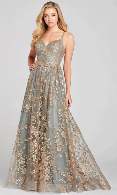 Colette By Daphne CL12116 - Glitter Tulle Gown