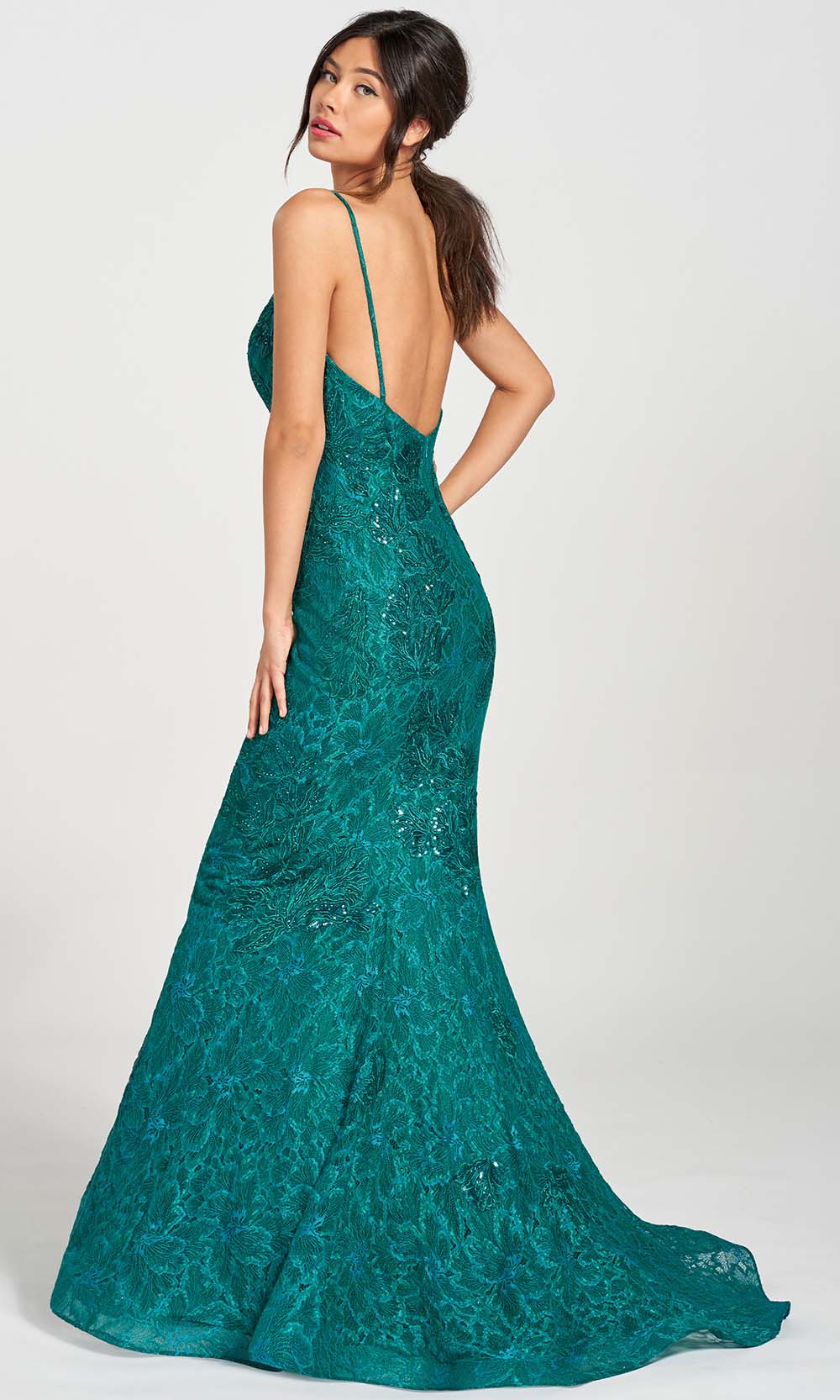 Colette By Daphne CL12217 - Beaded Lace Prom Gown Prom Dresses