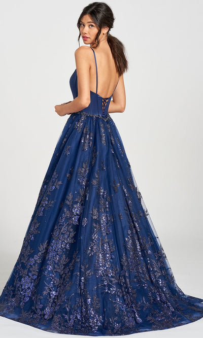 Colette By Daphne CL12219 - Glitter Tulle Corset Ball Gown Prom Dresses