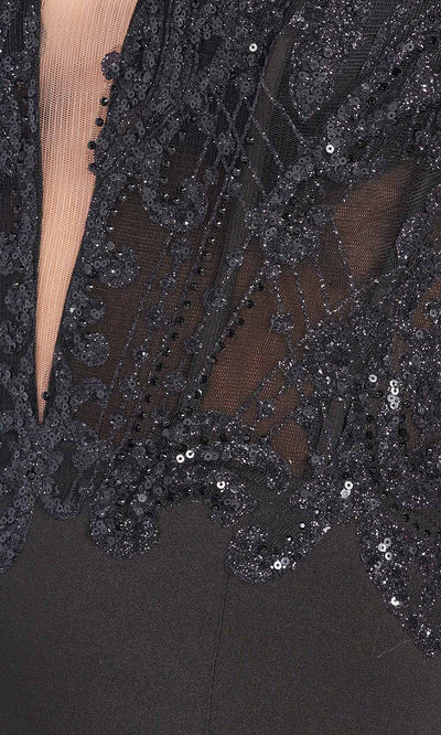 Colette By Daphne CL12247 - Stretch Crepe Fit And Flare Gown Prom Dresses