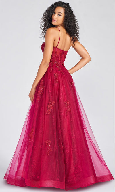 Colette By Daphne CL12248 - Lace And Tulle A-line Gown Prom Dresses