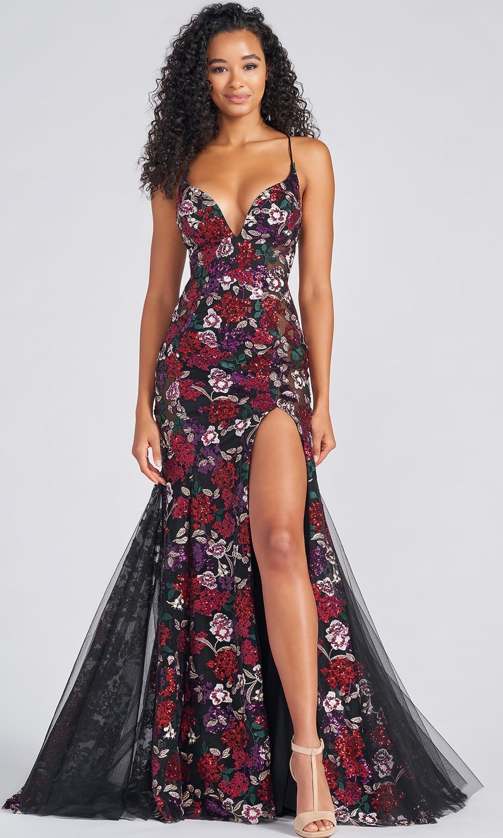 Colette By Daphne CL12250 - Sweetheart Prom Dress Prom Dresses 00 / Black/Multi