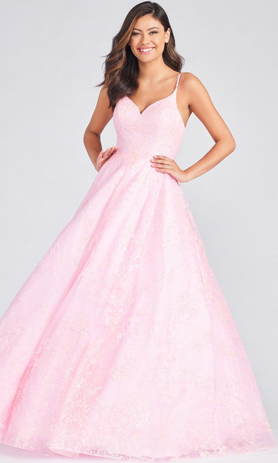 Colette By Daphne CL12261 - Sweetheart Neckline Beaded Straps Ball Gown Prom Dresses 00 / Petal