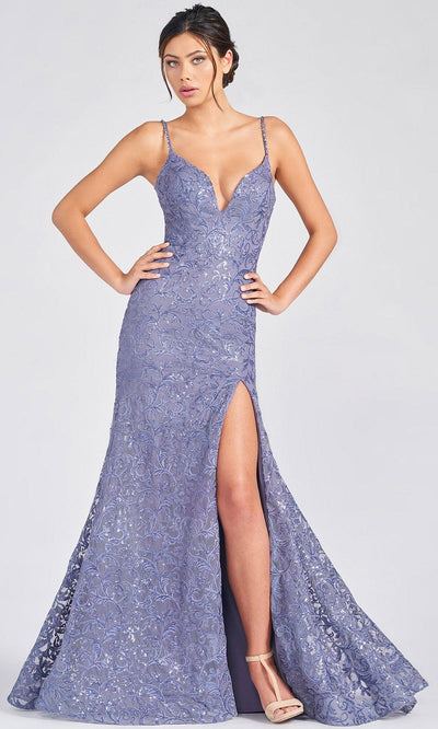 Colette By Daphne CL12269 - Sequin Long Prom Gown Prom Dresses 00 / Iris