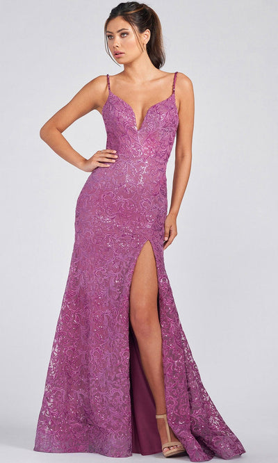 Colette By Daphne CL12269 - Sequin Long Prom Gown Prom Dresses 00 / Orchid