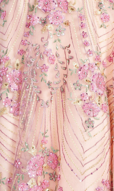 Colette For Mon Cheri CL12279 - Floral Lace Prom Dress Prom Dresses