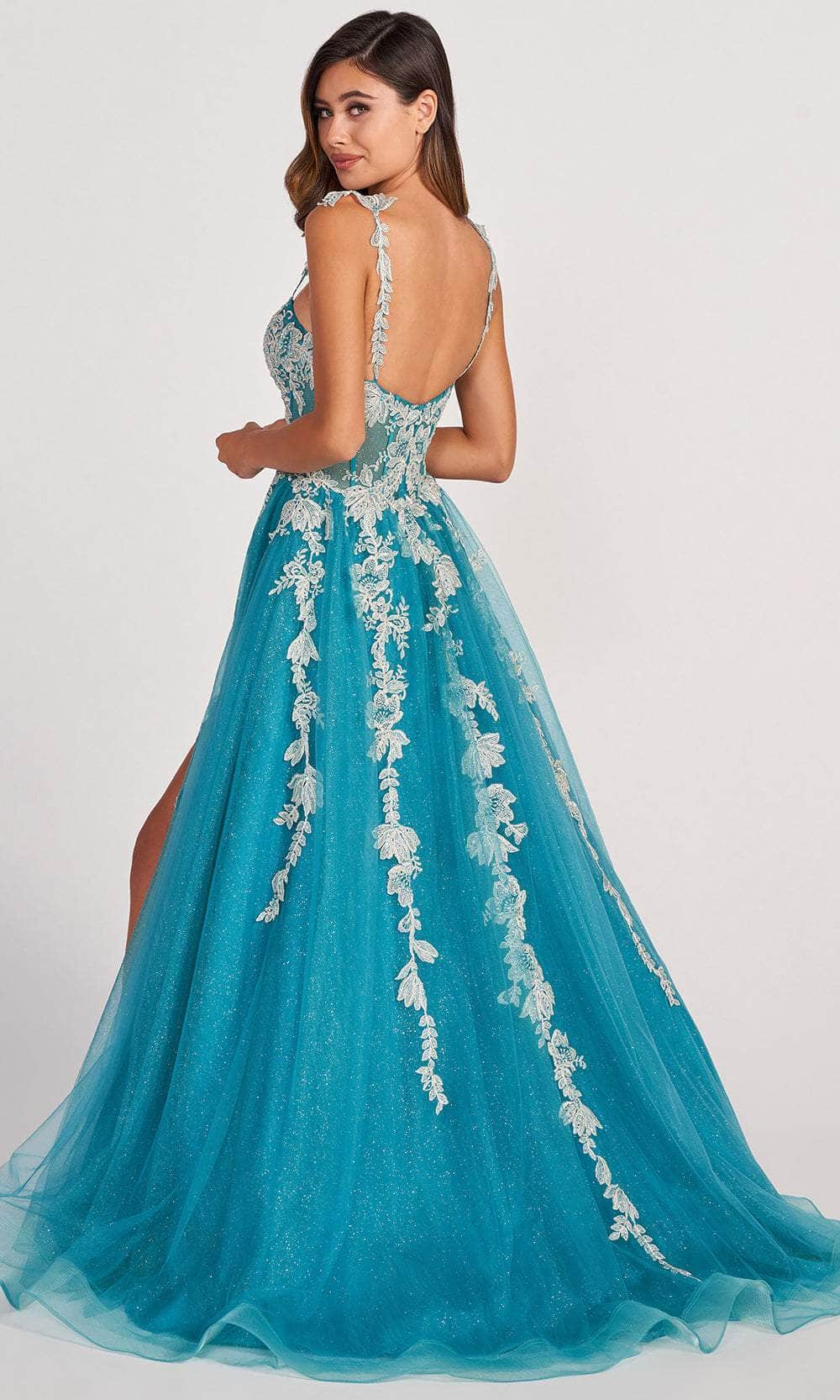 Colette By Daphne CL2020 - Embroidered Sleeveless Prom Gown Prom Dresses