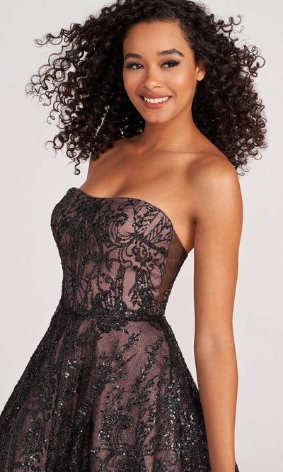 Colette By Daphne CL2042 - Laced Strapless Ball Gown Ball Gowns