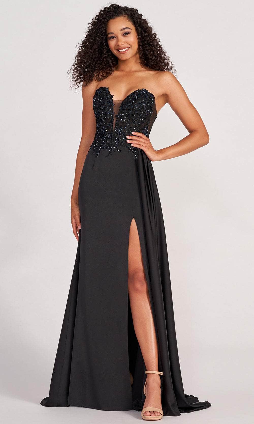 Colette By Daphne CL2053 - Sweetheart Lace Evening Dress Evening Dresses 00 / Black