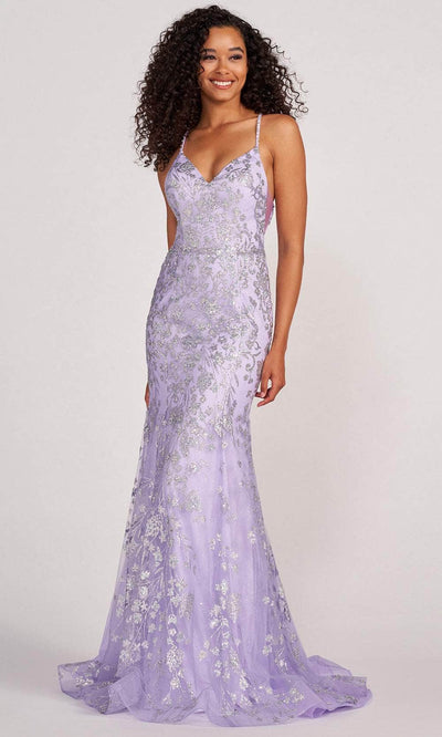 Colette for Mon Cheri CL2076 - Embellished Sleeveless Prom Gown Prom Dresses 00 / Lilac/Silver