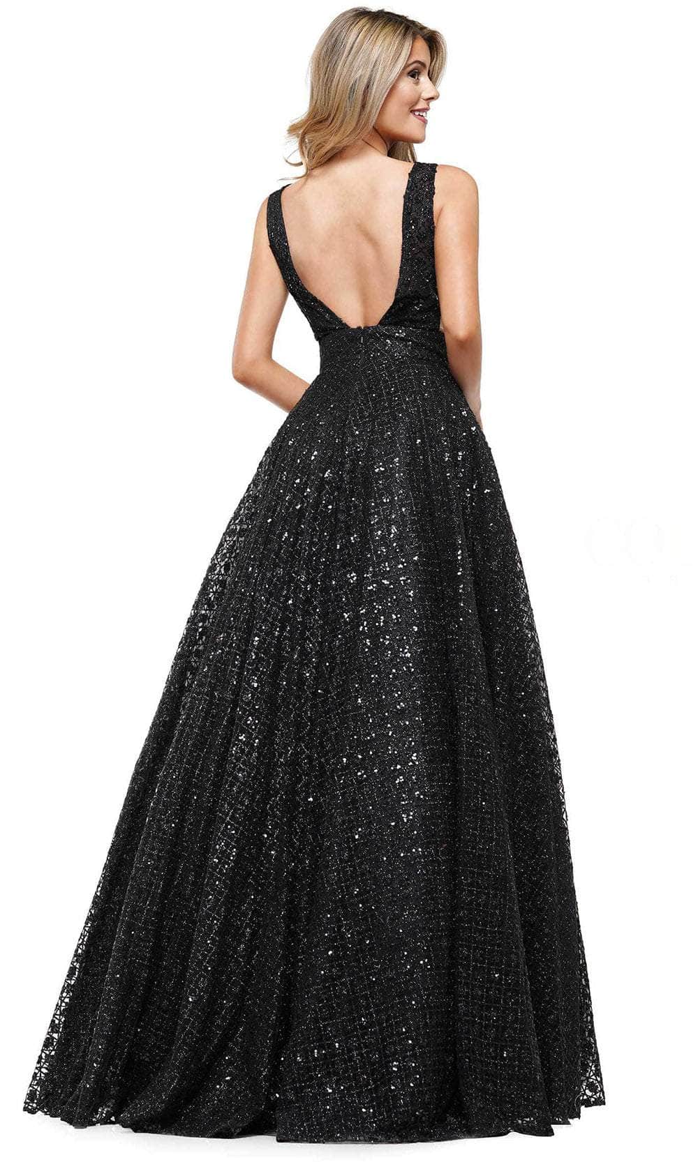 Colors Dress 2170 - Glitter Sequin A-Line Prom Dress Special Occasion Dress