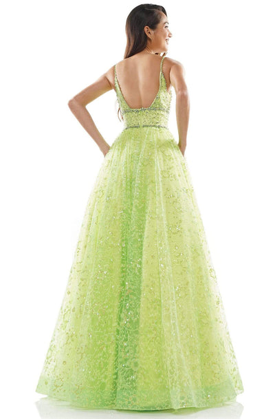 Colors Dress - 2288 Embellished Sweetheart Long Dress Prom Dresses