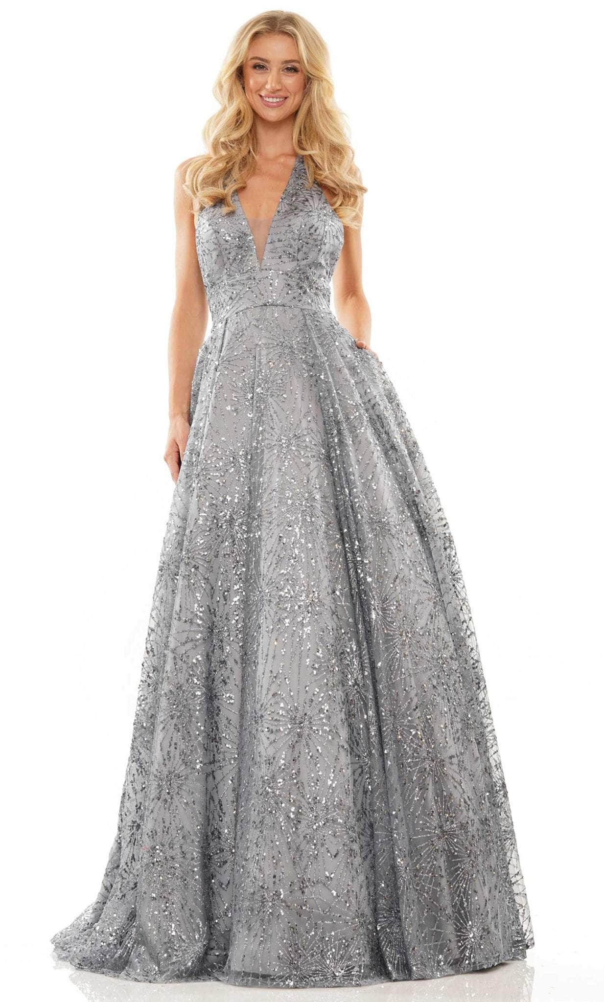 Colors Dress 2788 - V-Neck Gown