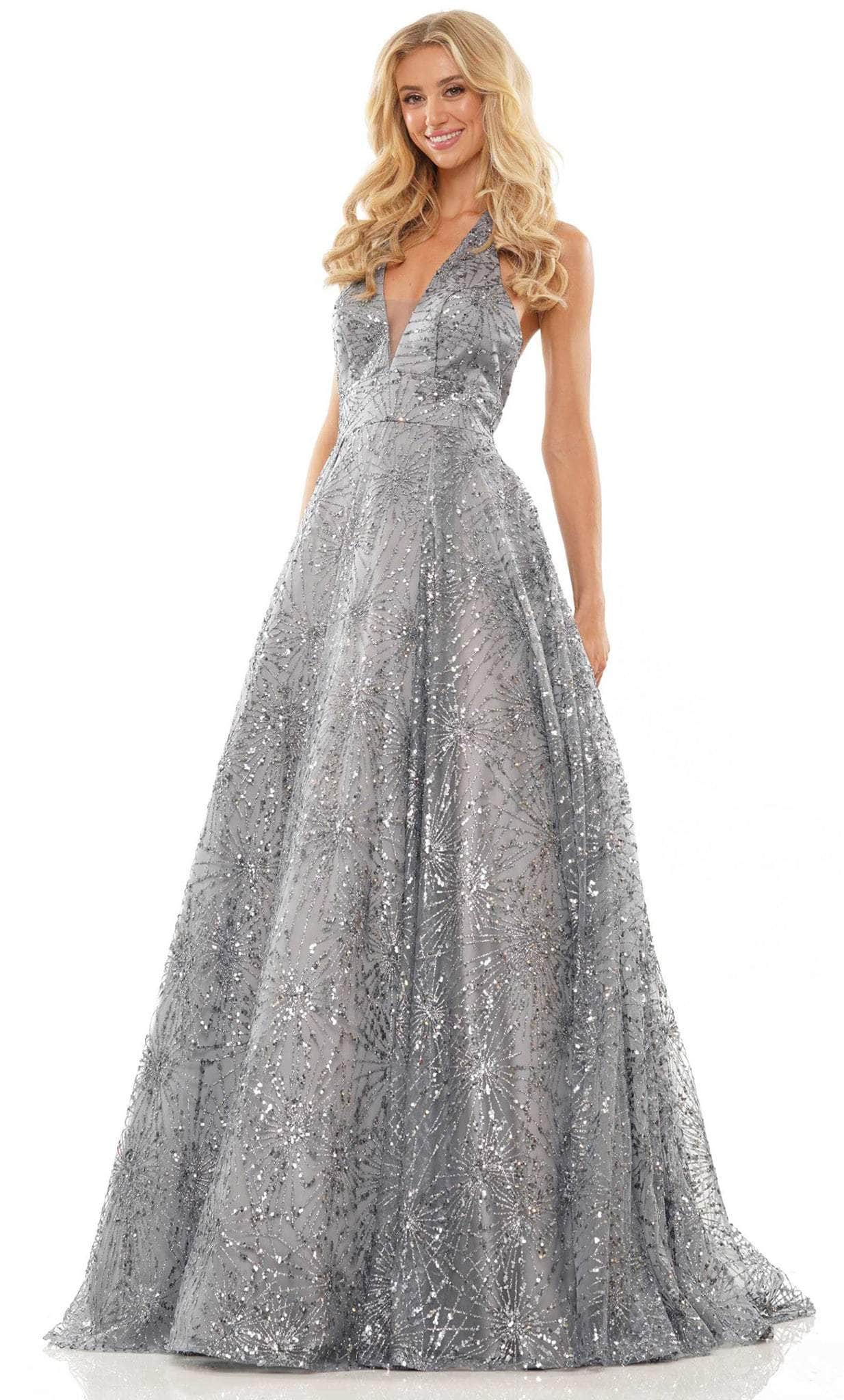 Colors Dress 2788 - V-Neck Gown