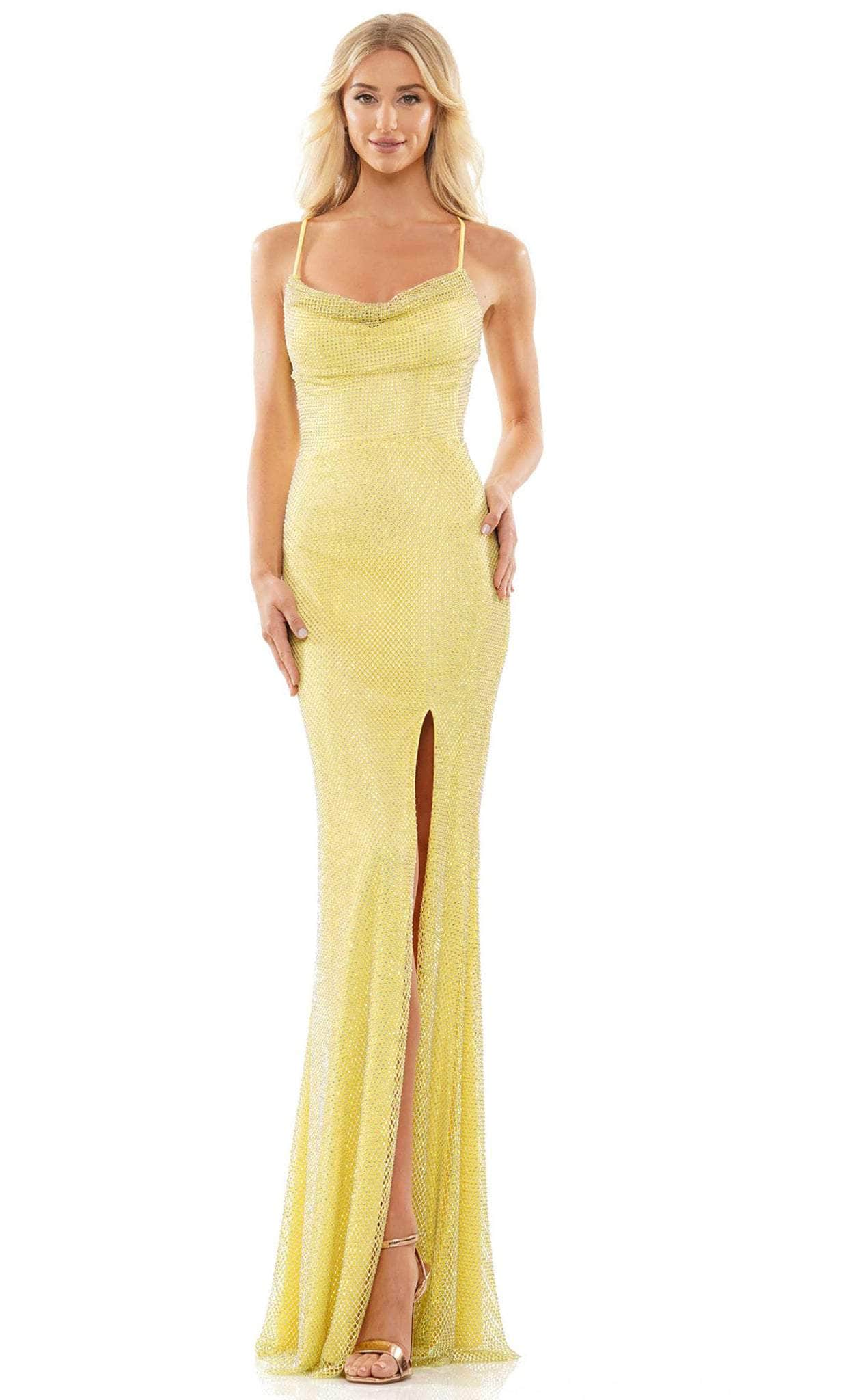 Colors Dress 2859 - Cowl Gown