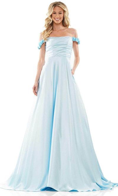 Colors Dress 2861 - Off Shoulder Gown