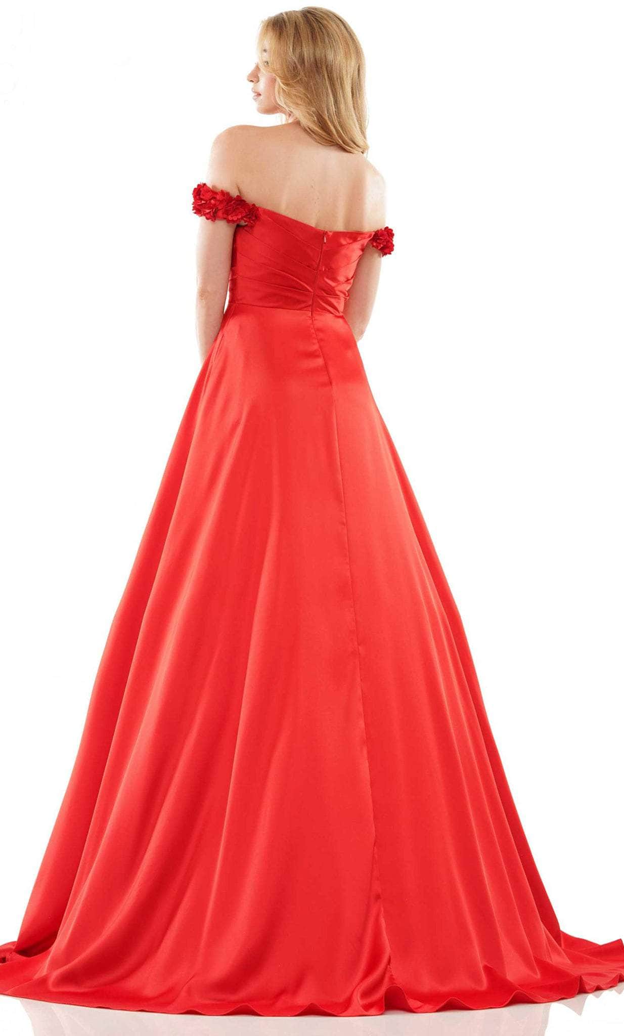 Colors Dress 2861 - Off Shoulder Gown