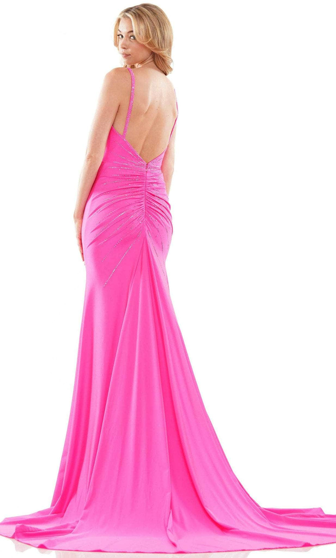 Colors Dress 2869 - Beaded Fitted Evening Dress Special Occasion Dress