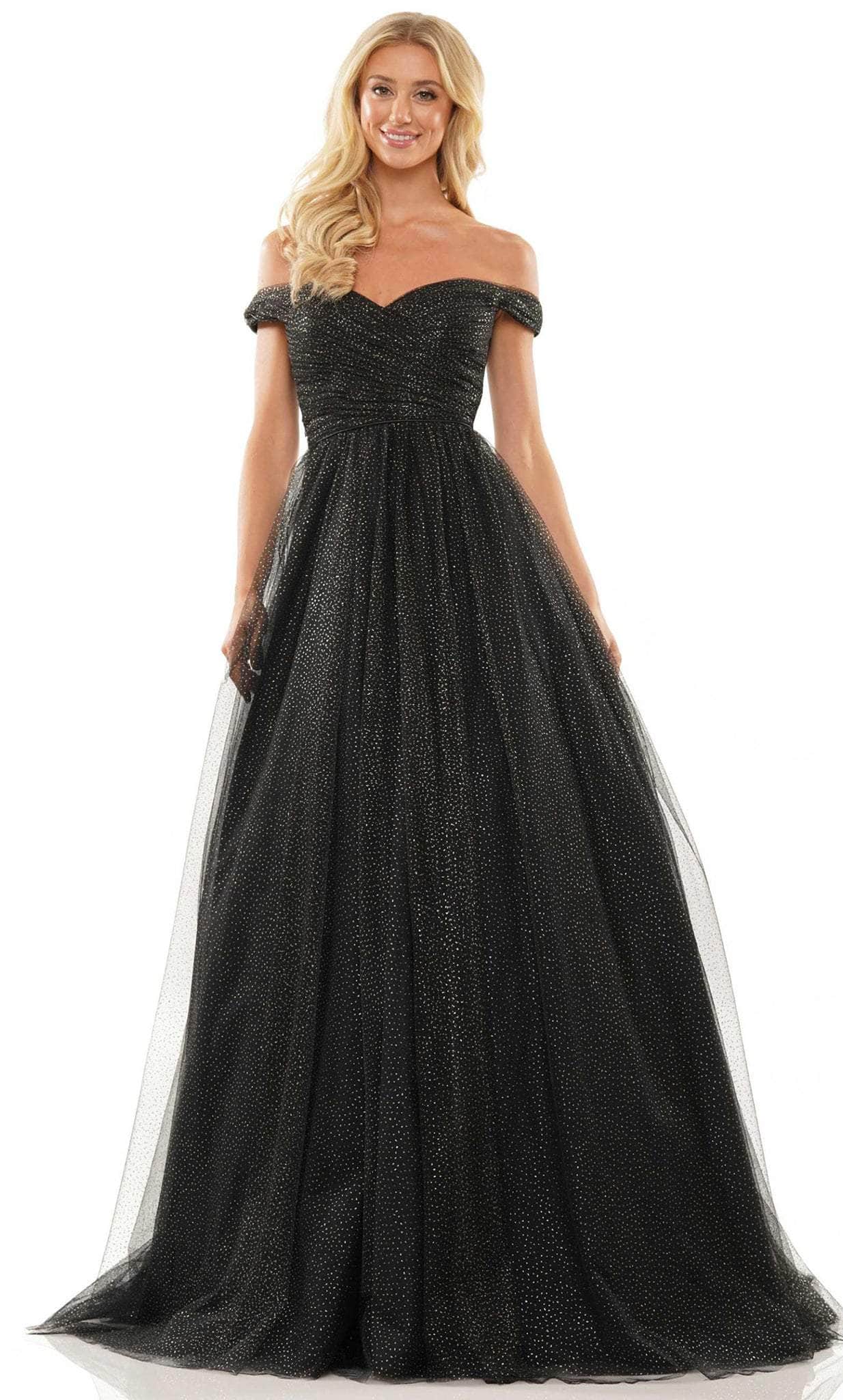 Colors Dress 2888 - Off-Shoulder Ballgown