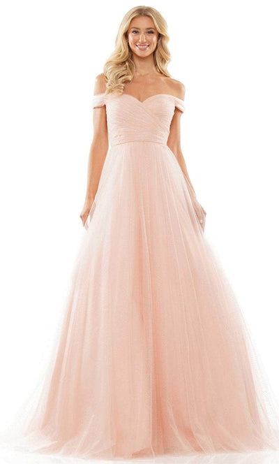 Colors Dress 2888 - Off-Shoulder Ballgown