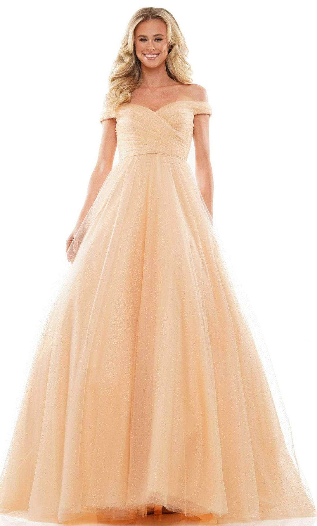 Colors Dress 2888 - Off-Shoulder Ballgown