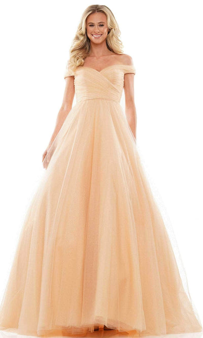 Colors Dress 2888 - Off-Shoulder Ballgown