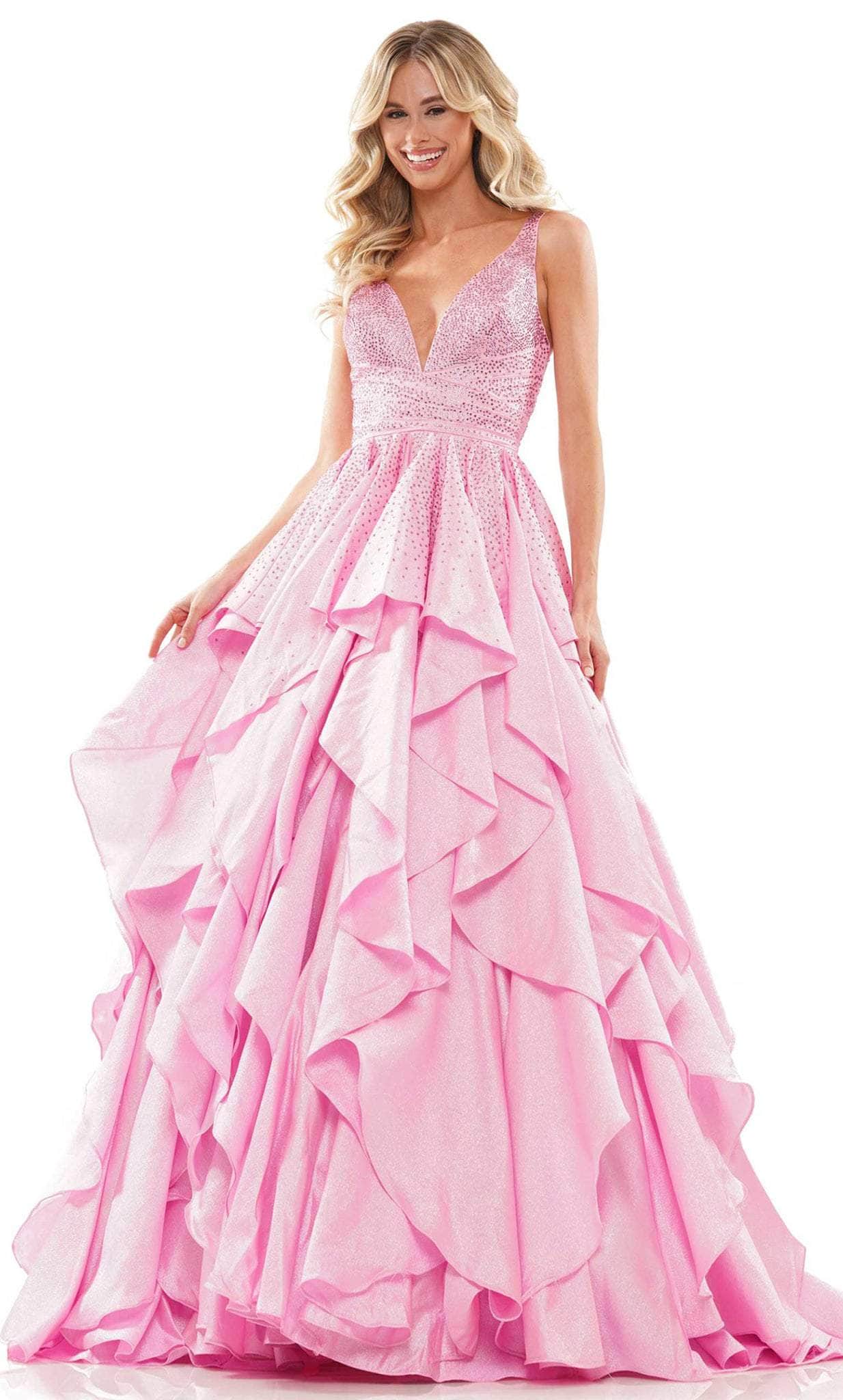 Colors Dress 2890 - Ruffled Dress