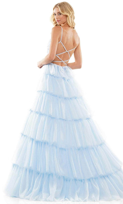 Colors Dress 2911 - Frilled Tulle Dress