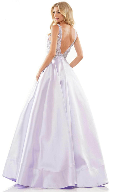 Colors Dress 2914 - Applique Gown