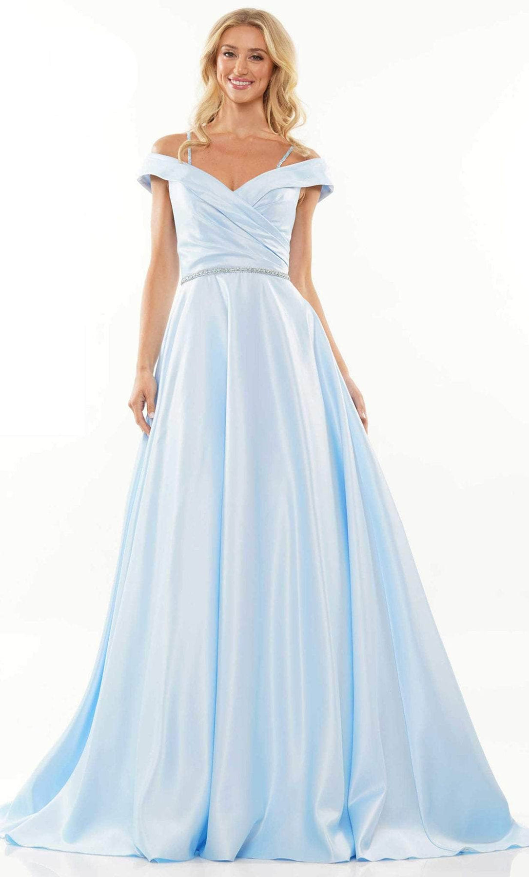 Colors Dress 2938 - Off Shoulder Gown