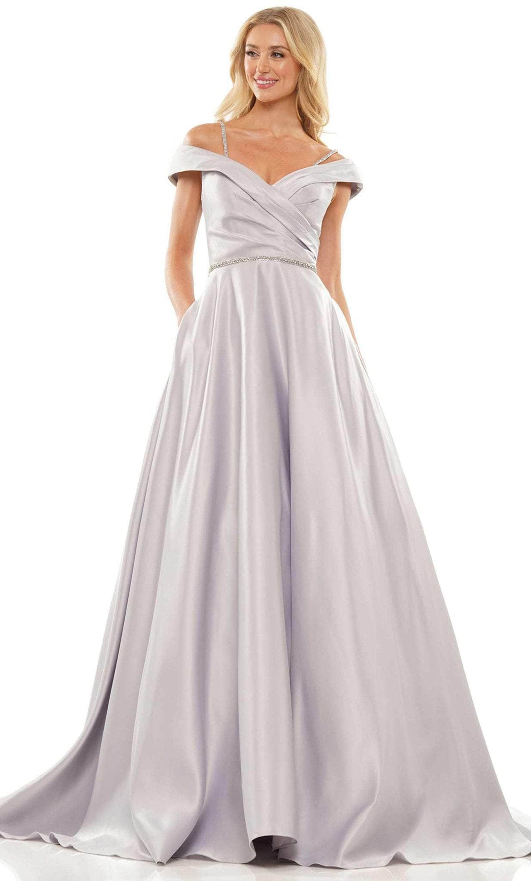 Colors Dress 2938 - Off Shoulder Gown