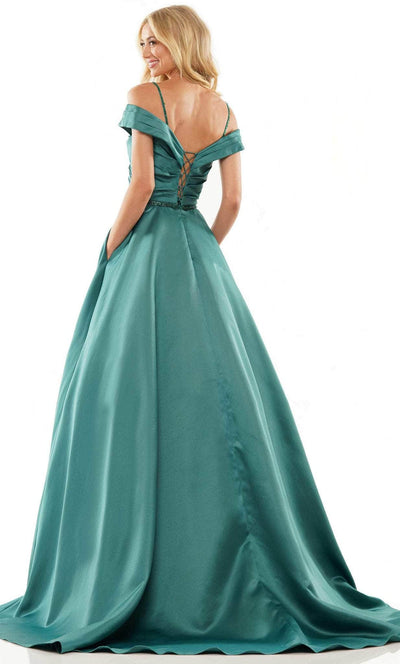 Colors Dress 2938 - Off Shoulder Gown