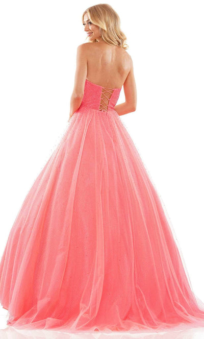 Colors Dress 2939 - Strapless Scooped Sparkling Gown Special Occasion Dress
