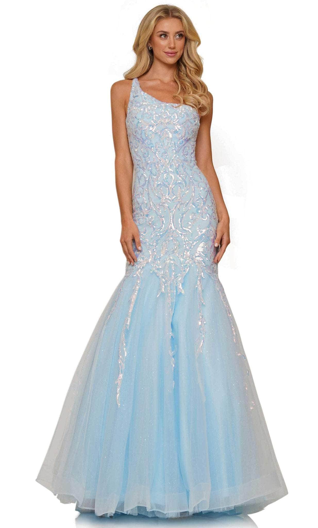 Colors Dress 2940 - One Sleeve Gown