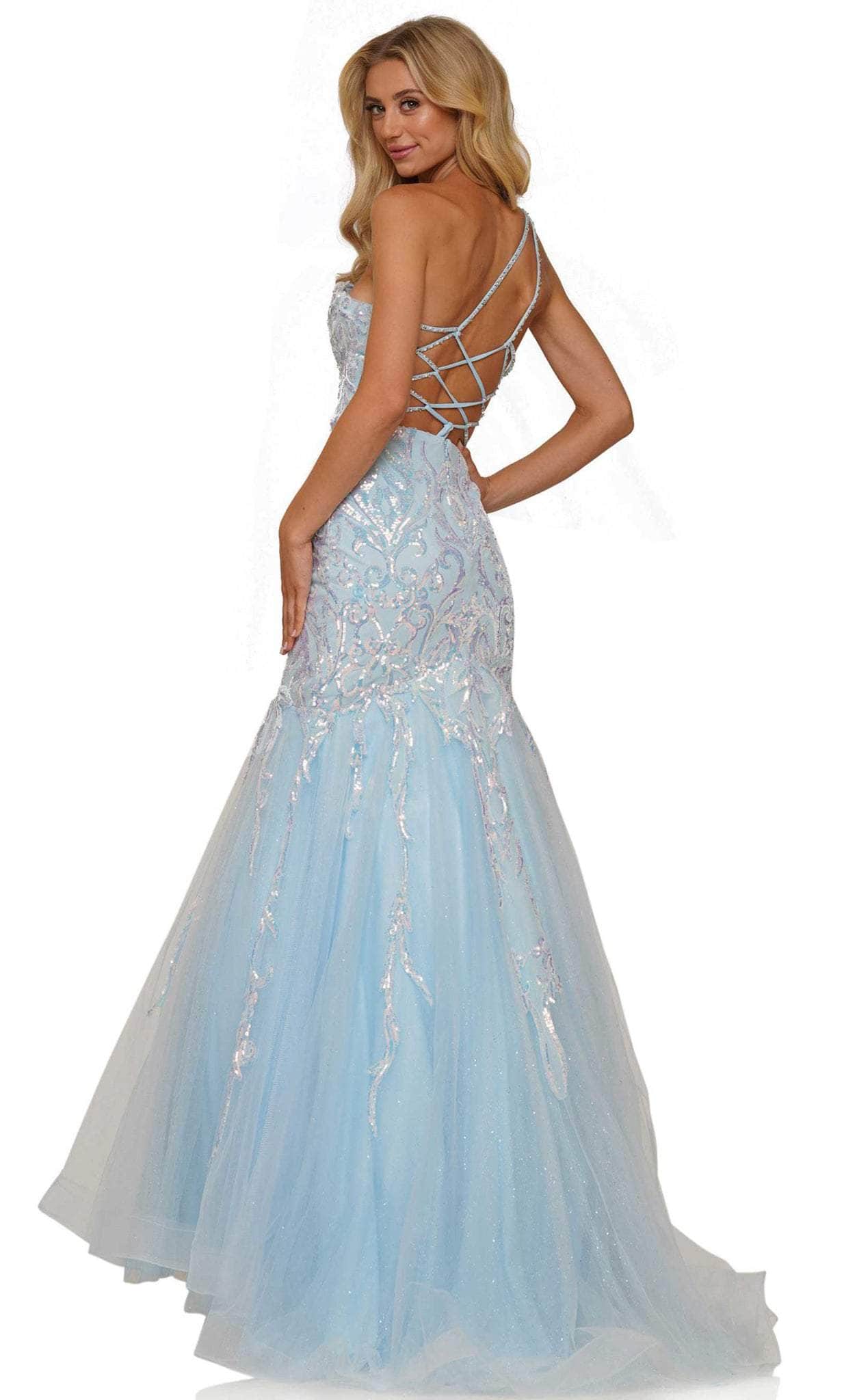 Colors Dress 2940 - One Sleeve Gown