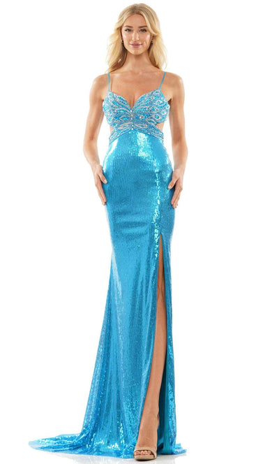 Colors Dress 2963 - Sequined Dress