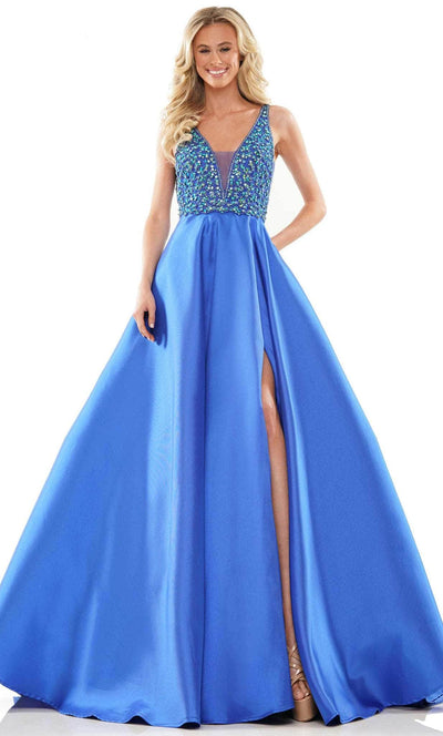 Colors Dress 2966 - V-Neck Ballgown