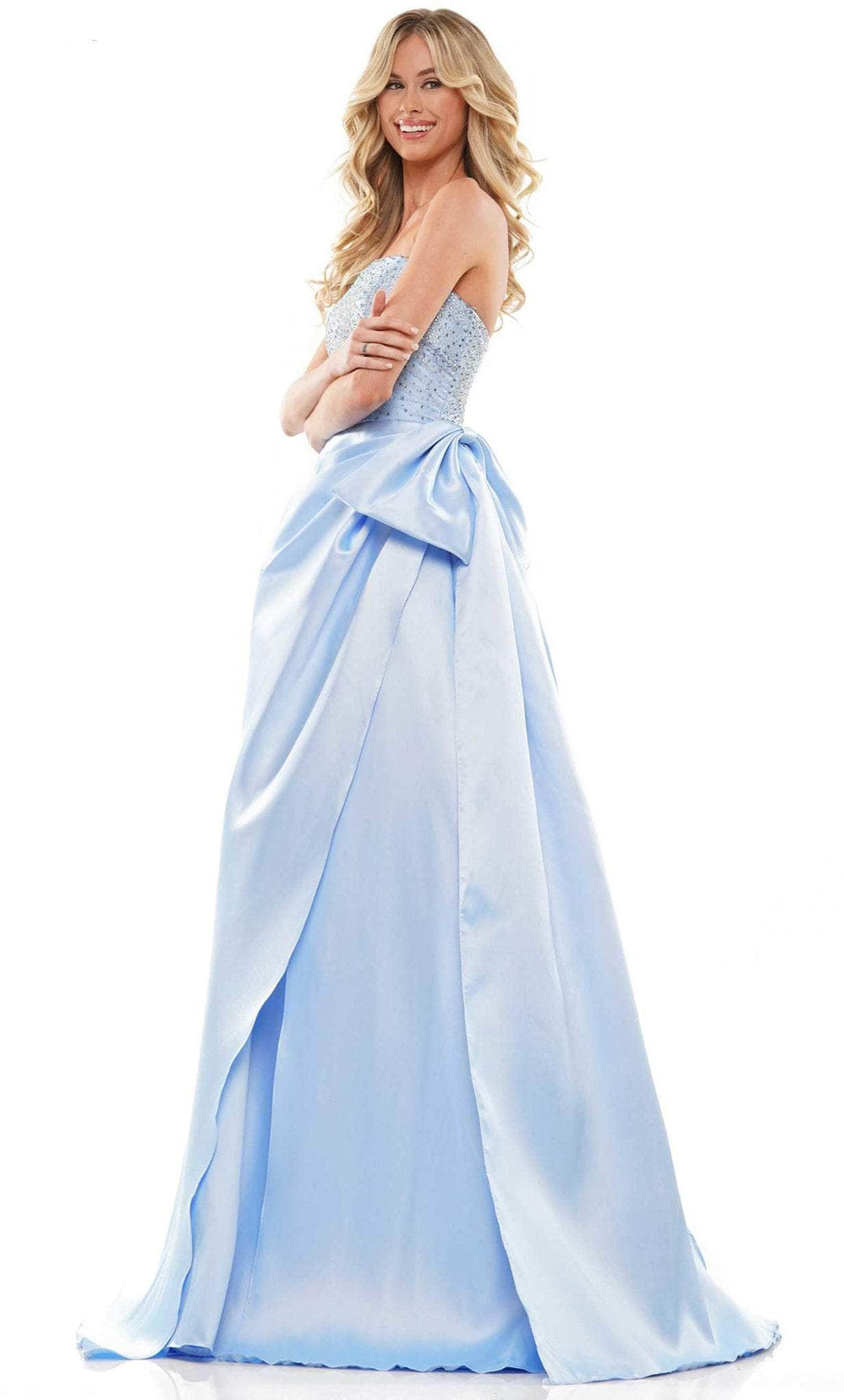 Colors Dress 2971 - Strapless Ballgown