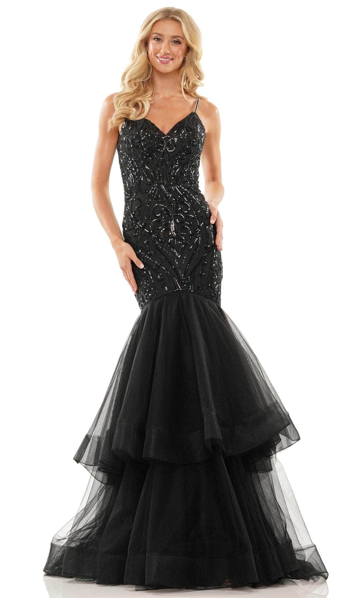 Colors Dress - Tulle Gown 2978 In Black