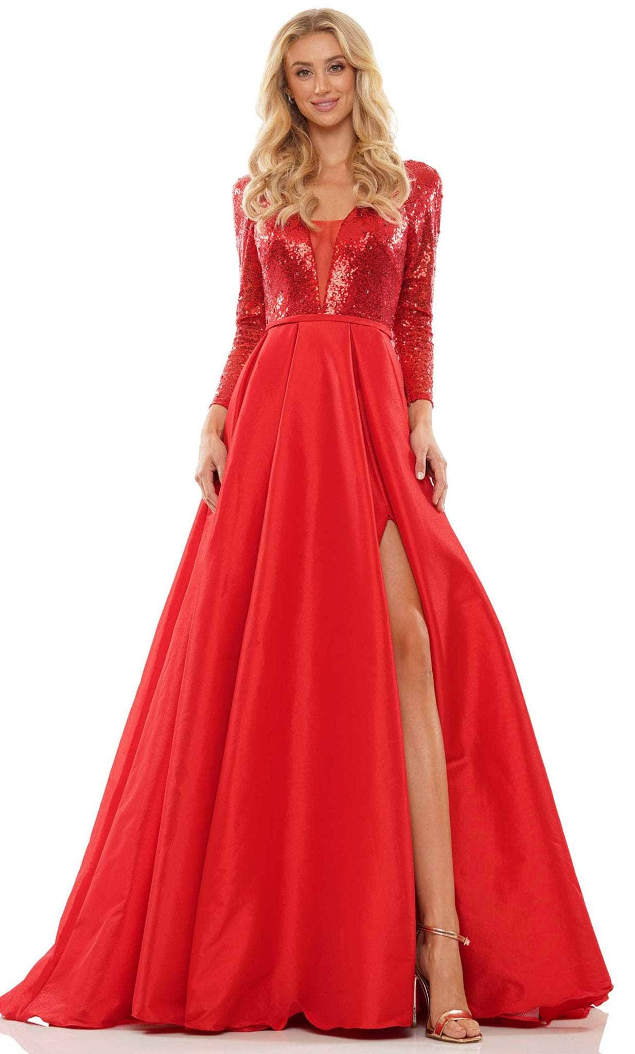Colors Dress 2981 - A-line Sequined Gown