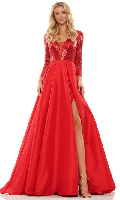 Colors Dress 2981 - A-line Sequined Gown