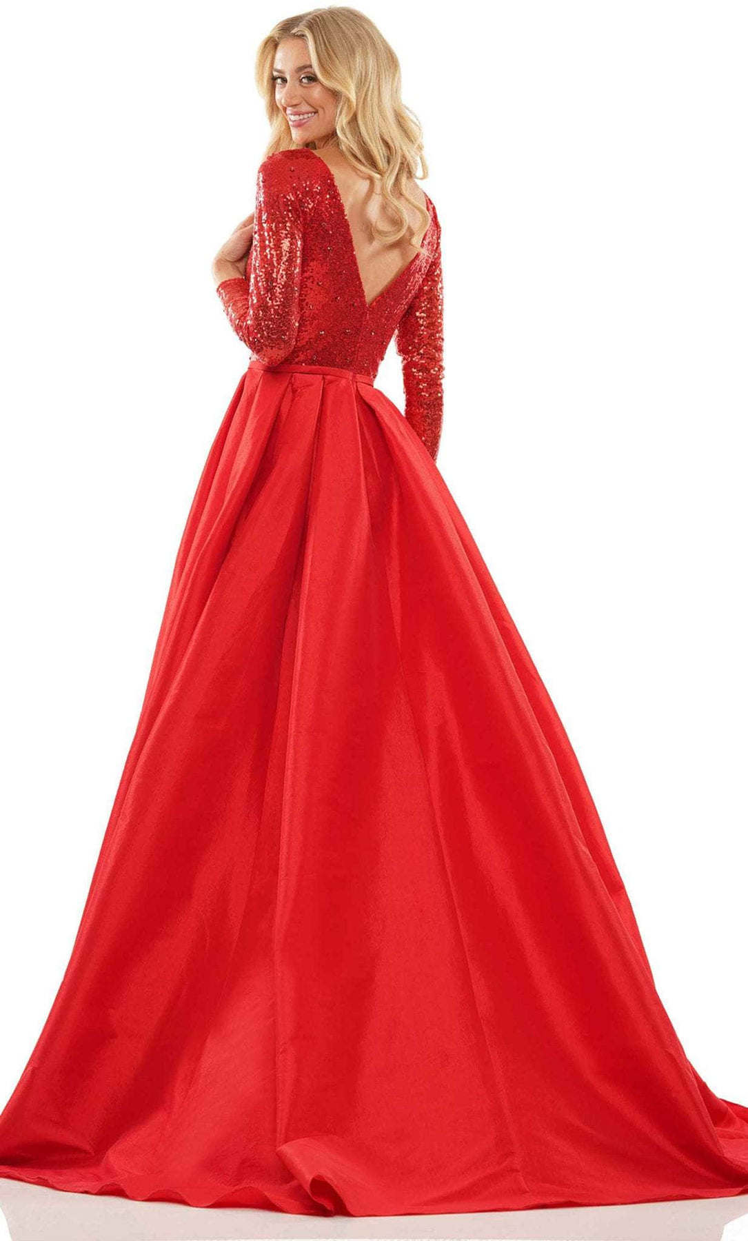 Colors Dress 2981 - A-line Sequined Gown