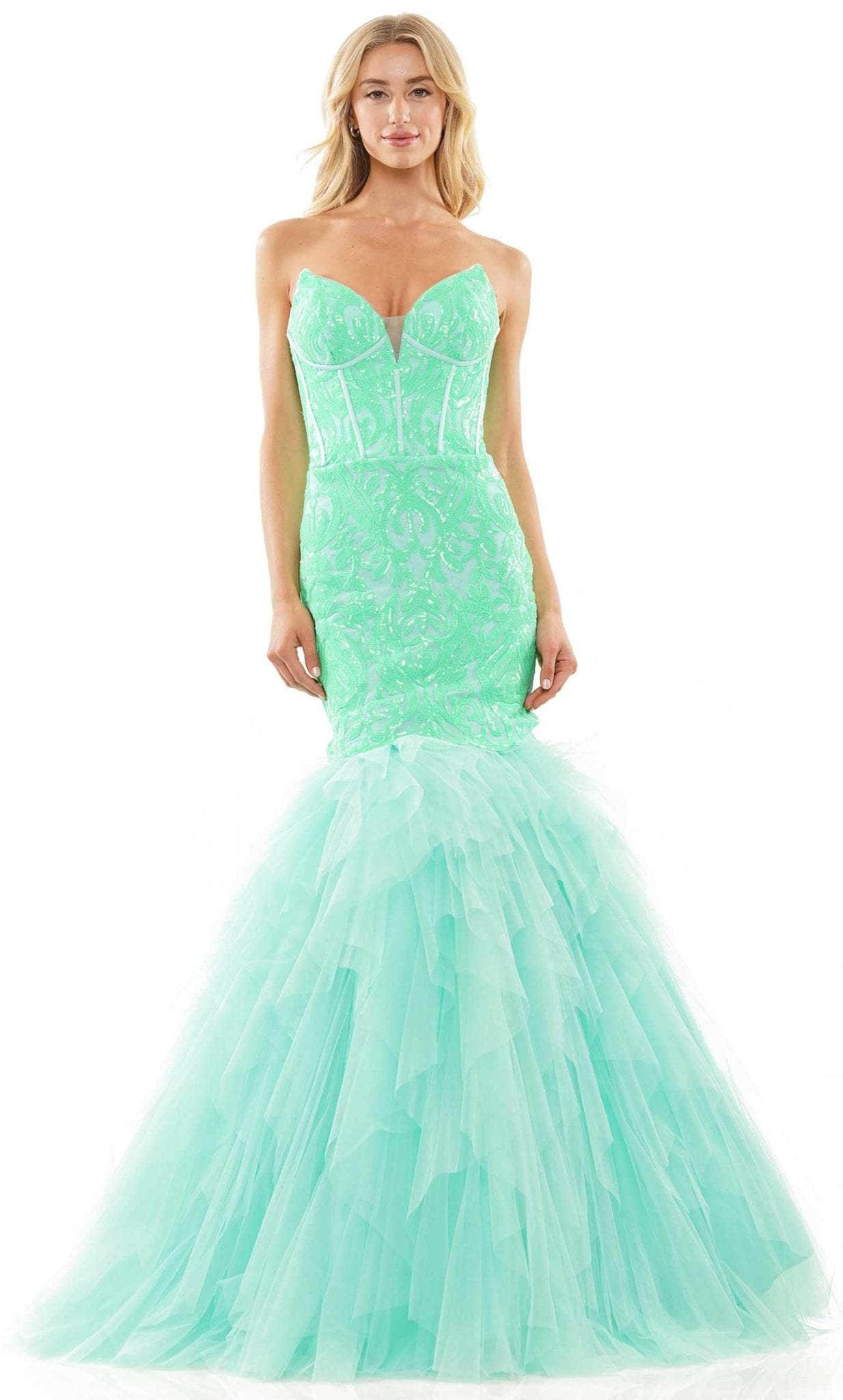 Colors Dress 2985 - Sequin Gown