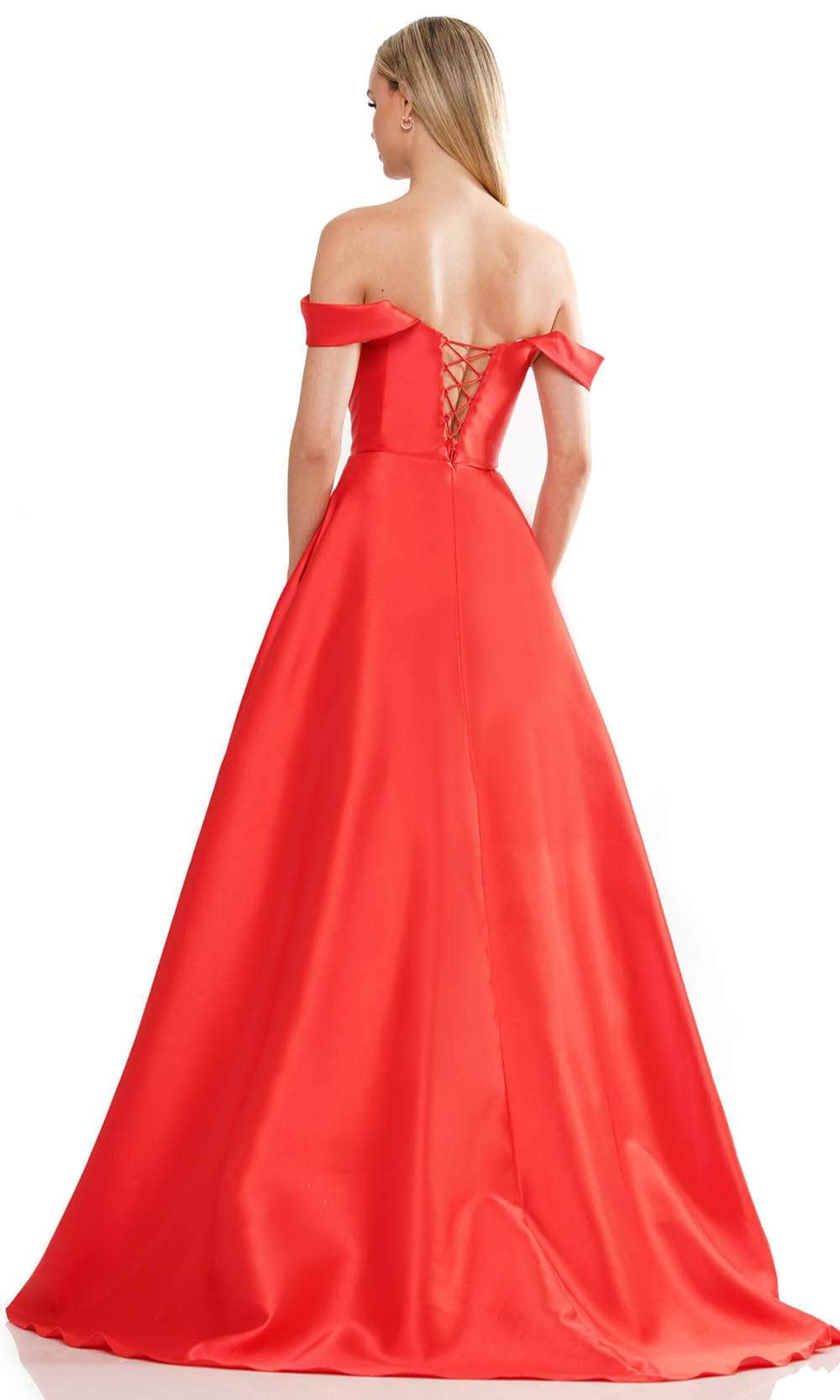 Colors Dress 3182 - Mikado Gown 6 / Red