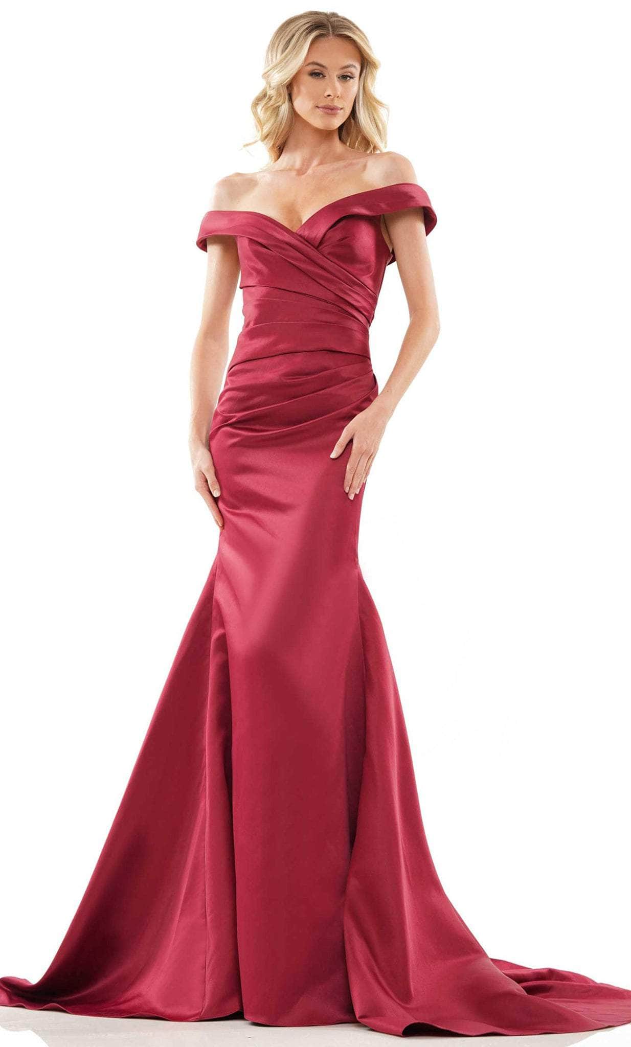 Colors Dress G1080 - Off Shoulder Gown